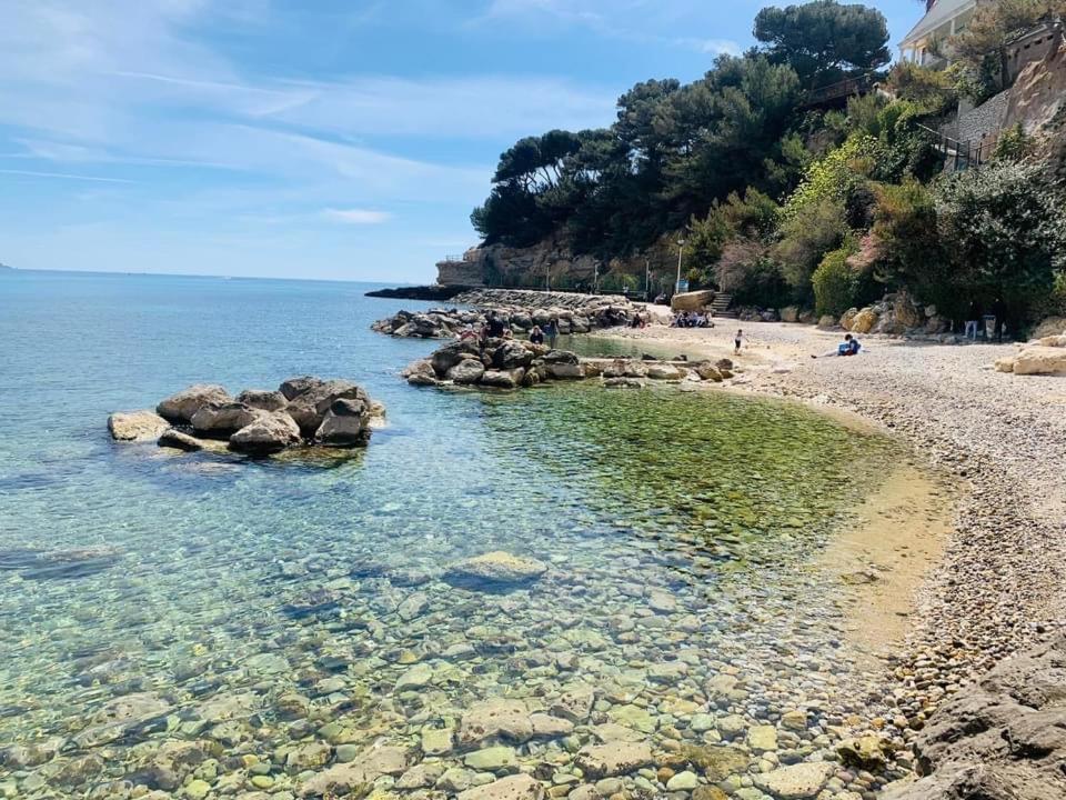 200M De La Plage ,3Mn Du Port A 50M Du Centre Ville Каррі-ле-Руе Екстер'єр фото